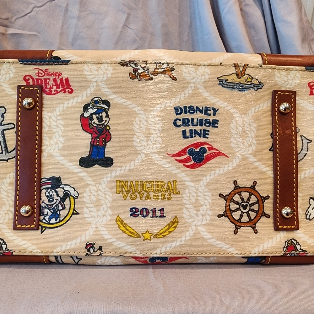 2011 Dooney & Bourke satchel, Inaugural Voyages design for the Disney Dream - Picture 8 of 9